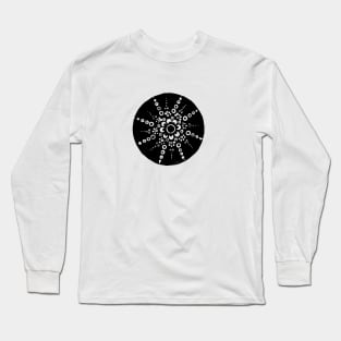 Dot Mandala - Painted by hand_Hand drawn Long Sleeve T-Shirt